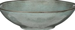 Mica Decorations schaal Tabo groen D 30,5 H 9 cm
