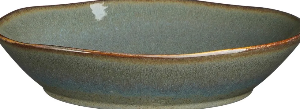 Mica Decorations serveerschaal Racco groen D 28 H 6 cm