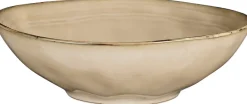 Mica Decorations serveerschaal Tabo crème D 30,5 H 9 cm