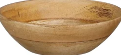 Mica Decorations serveerschaal Tomar bruin D 15 H 4,5 cm