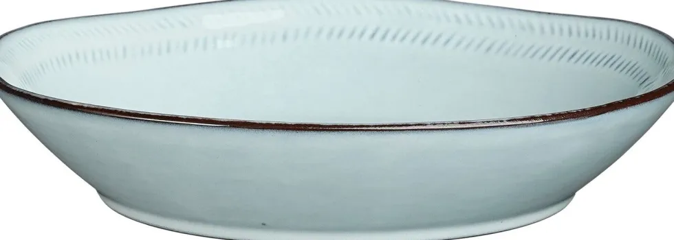 Mica Decorations serveerschaal Racco grijs D 23 H 4,5 cm