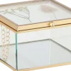 Mica Decorations sieradendoos Gloria goud 12 x 12,5 x 7 cm