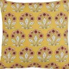 Mica Decorations sierkussen Helene geel 45 x 45 cm