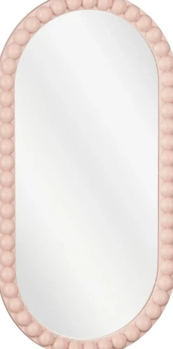 Mica Decorations spiegel Jax roze 49,5 x 25 x 2 cm