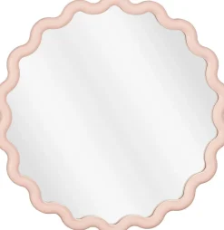 Mica Decorations spiegel Jude roze D 49,5 H 2 cm