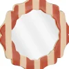Mica Decorations spiegel Kuros rood / roze D 24,5 H 1,5 cm