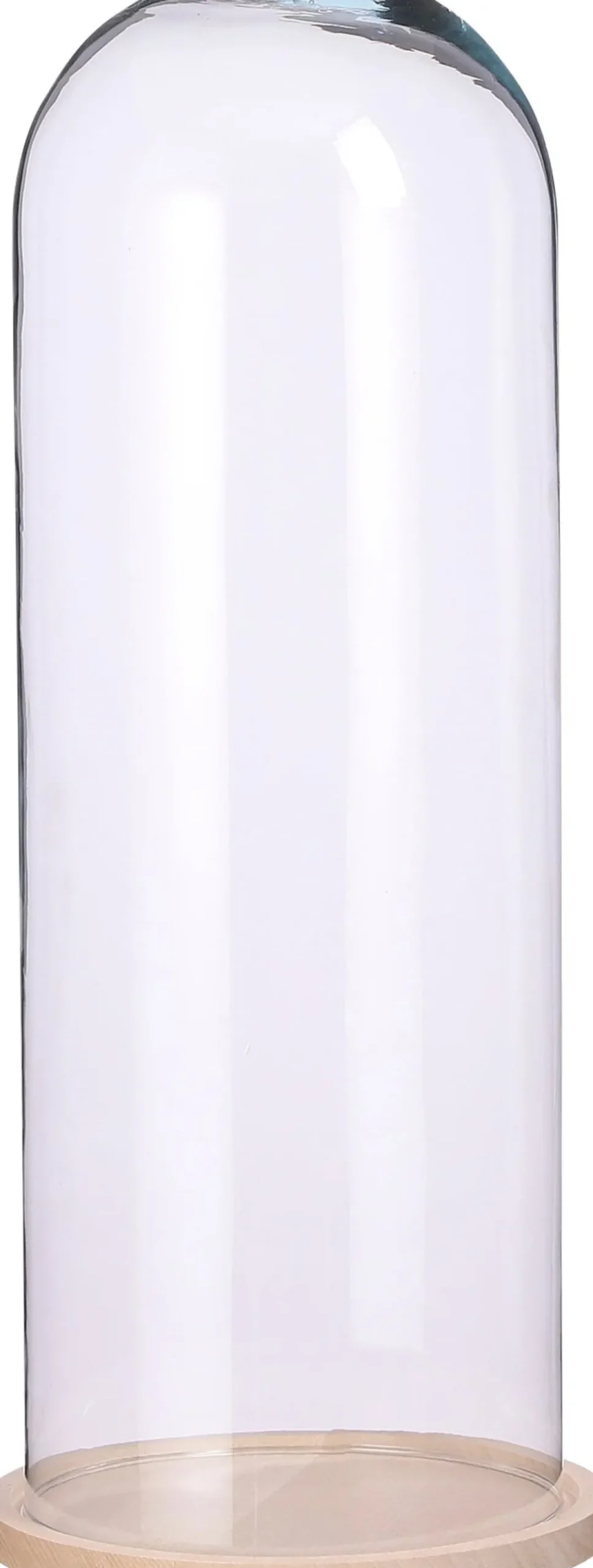 Mica Decorations stolp met schotel Hella transparant D 21 H 55,5 cm