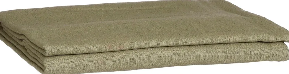 Mica Decorations tafelkleed Villia groen 250 x 140 cm