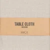 Mica Decorations tafelkleed Villia beige 250 x 140 cm
