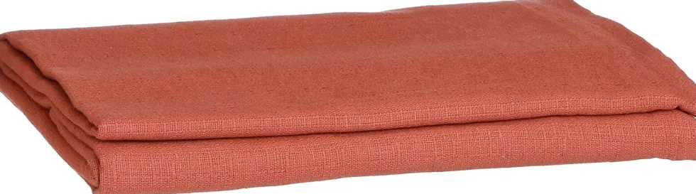 Mica Decorations tafelkleed Villia bruin 250 x 140 cm