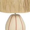 Mica Decorations tafellamp Denton beige / naturel 33 x 22,5 x 47 cm