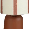 Mica Decorations tafellamp Largo Bo bruin D 13 H 20 cm