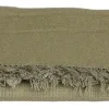 Mica Decorations tafelloper Villia groen 180 x 45 cm