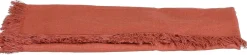 Mica Decorations tafelloper Villia bruin 180 x 45 cm
