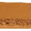 Mica Decorations tafelloper Villia geel 180 x 45 cm