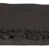 Mica Decorations tafelloper Villia grijs 180 x 45 cm