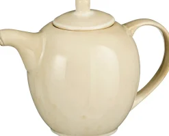 Mica Decorations theepot Racco beige 23,5 x 17,5 x 16 cm