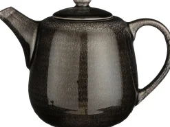 Mica Decorations theepot Tabo zwart D 25 H 17,5 cm