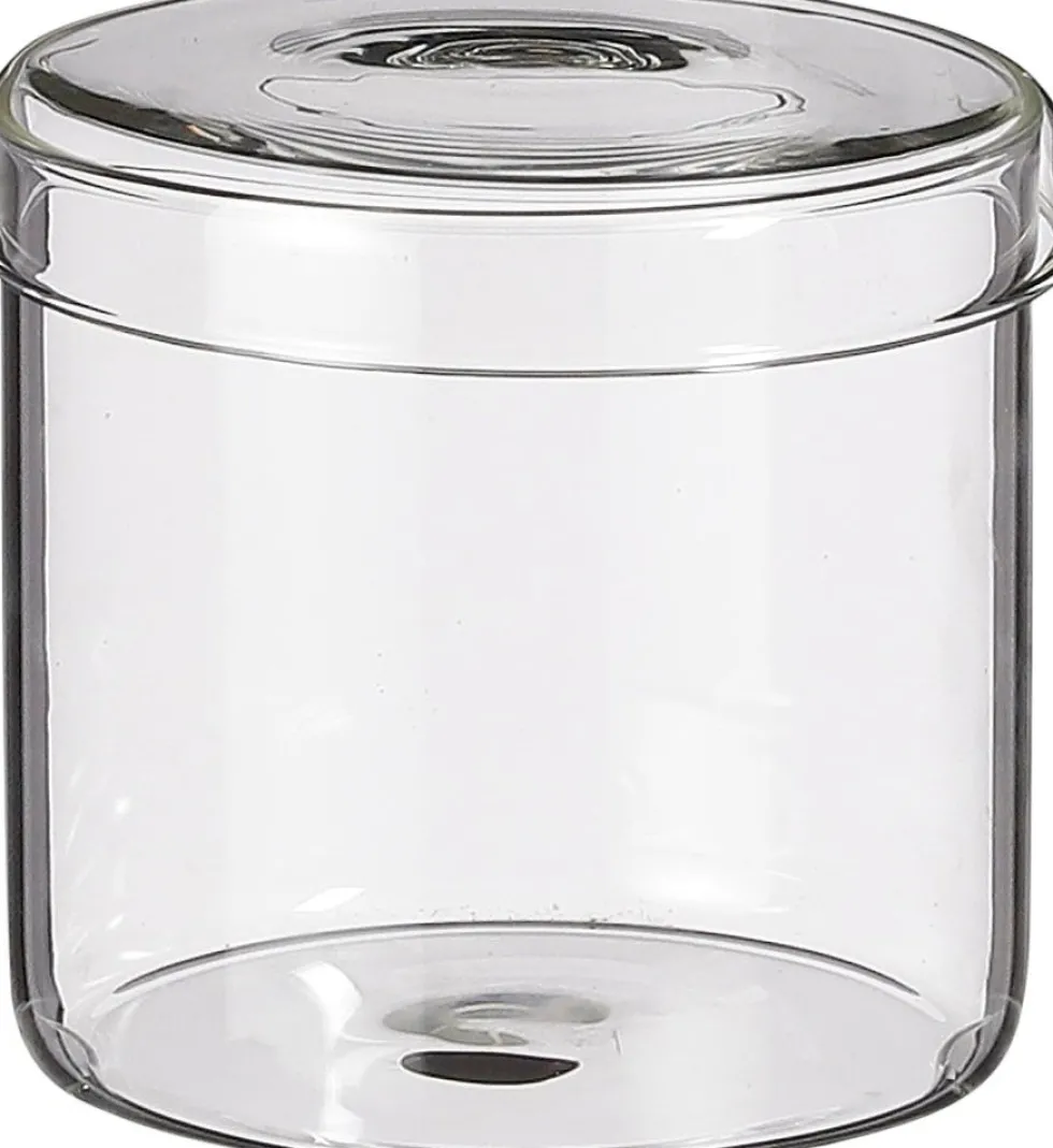 Mica Decorations voorraadpot Cannes transparant D 12 H 12 cm