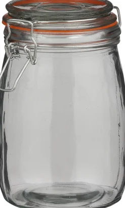 Mica Decorations voorraadpot transparant D 10,5 H 16,5 cm