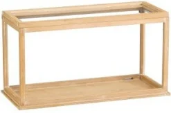 Mica Decorations wandkast bruin 62 x 27 x 53 cm