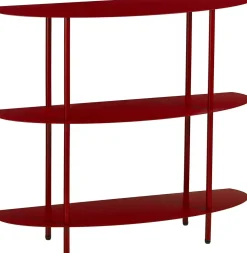 Mica Decorations wandkast rood 90 x 28 x 81 cm
