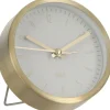 Mica Decorations wandklok Bonn wit D 9 H 4 cm