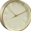 Mica Decorations wandklok Tikki crème / goud D 16 H 4 cm