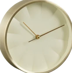 Mica Decorations wandklok Tikki crème / goud D 16 H 4 cm