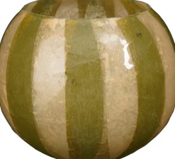 Mica Decorations waxinelichthouder groen D 12 H 12 cm