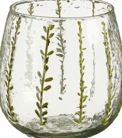 Mica Decorations waxinelichthouder Dream semitransparant D 13 H 13 cm