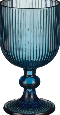 Mica Decorations wijnglas Merlot blauw 250 ml