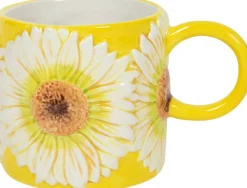 Mok Flower geel 450 ml