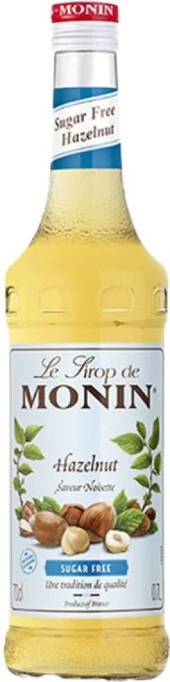Monin koffiesiroop hazelnoot suiker 250 ml
