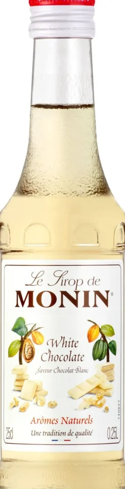 Monin koffiesiroop Witte Chocolade 0,25 L