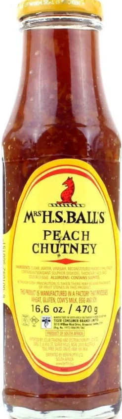 Mrs Ball's peach chutney 470 g