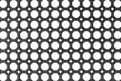 Multy Home buitenmat Honey Comb zwart 80 x 60 cm