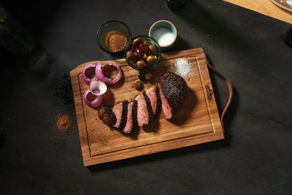 Napoleon president limited edition snijplank met chef mes
