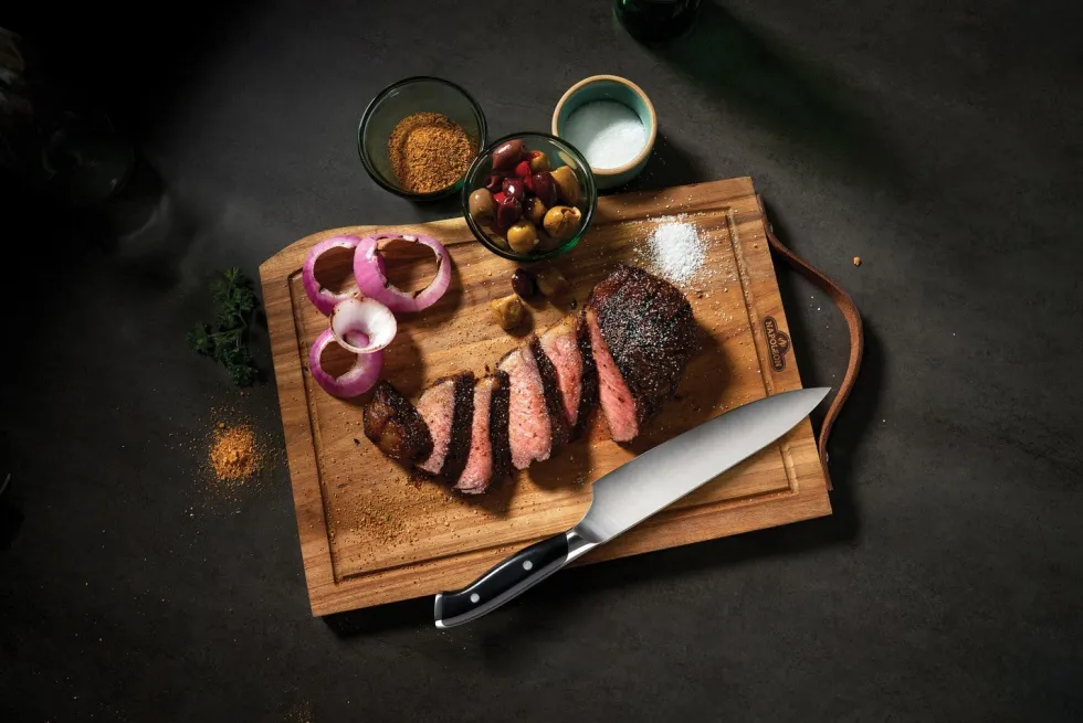 Napoleon president limited edition snijplank met chef mes