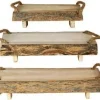 Natures Accents decoratieplank op voet Anna naturel 40 x 24 x 8 cm