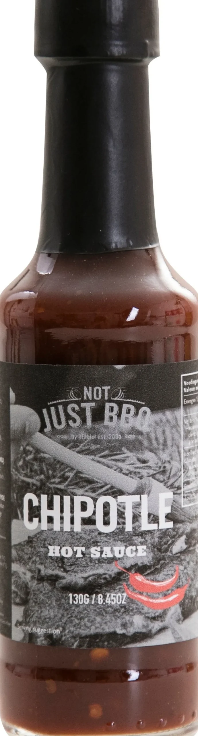 Not Just BBQ barbecuesaus chipotle hot 130 ml