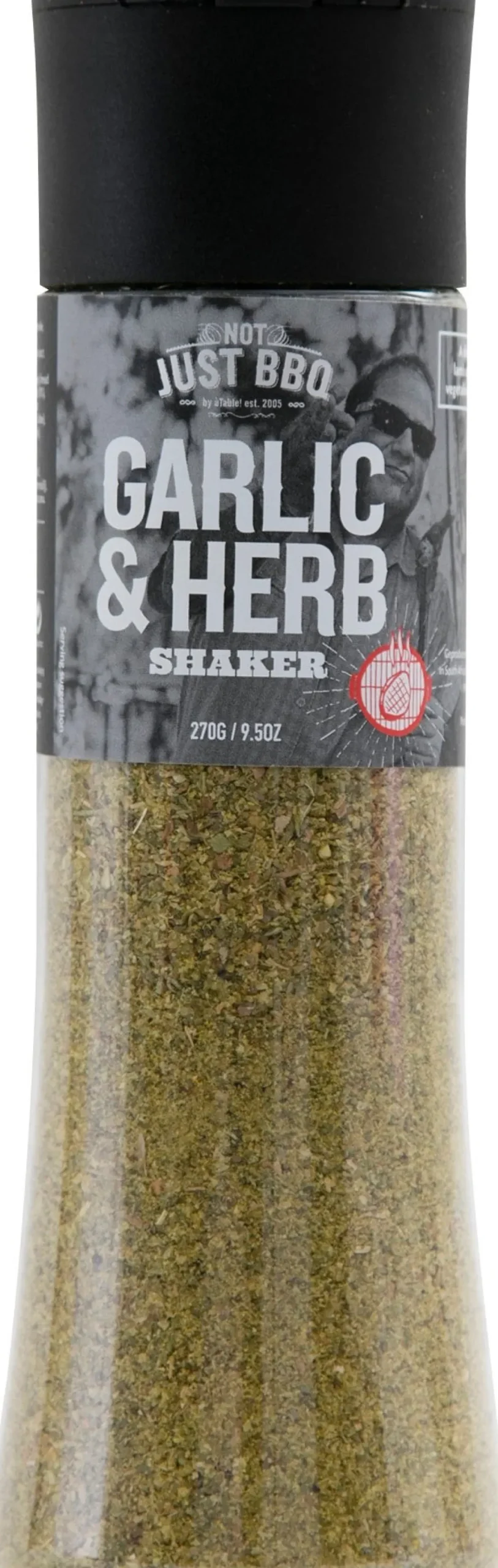 Not Just BBQ shaker garlic & herb 270 g