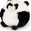 Noxxiez handwarmer panda zwart / wit onesize D 35 H 35 cm