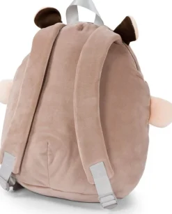 Noxxiez schooltas egel bruin 40 x 35 x 15 cm