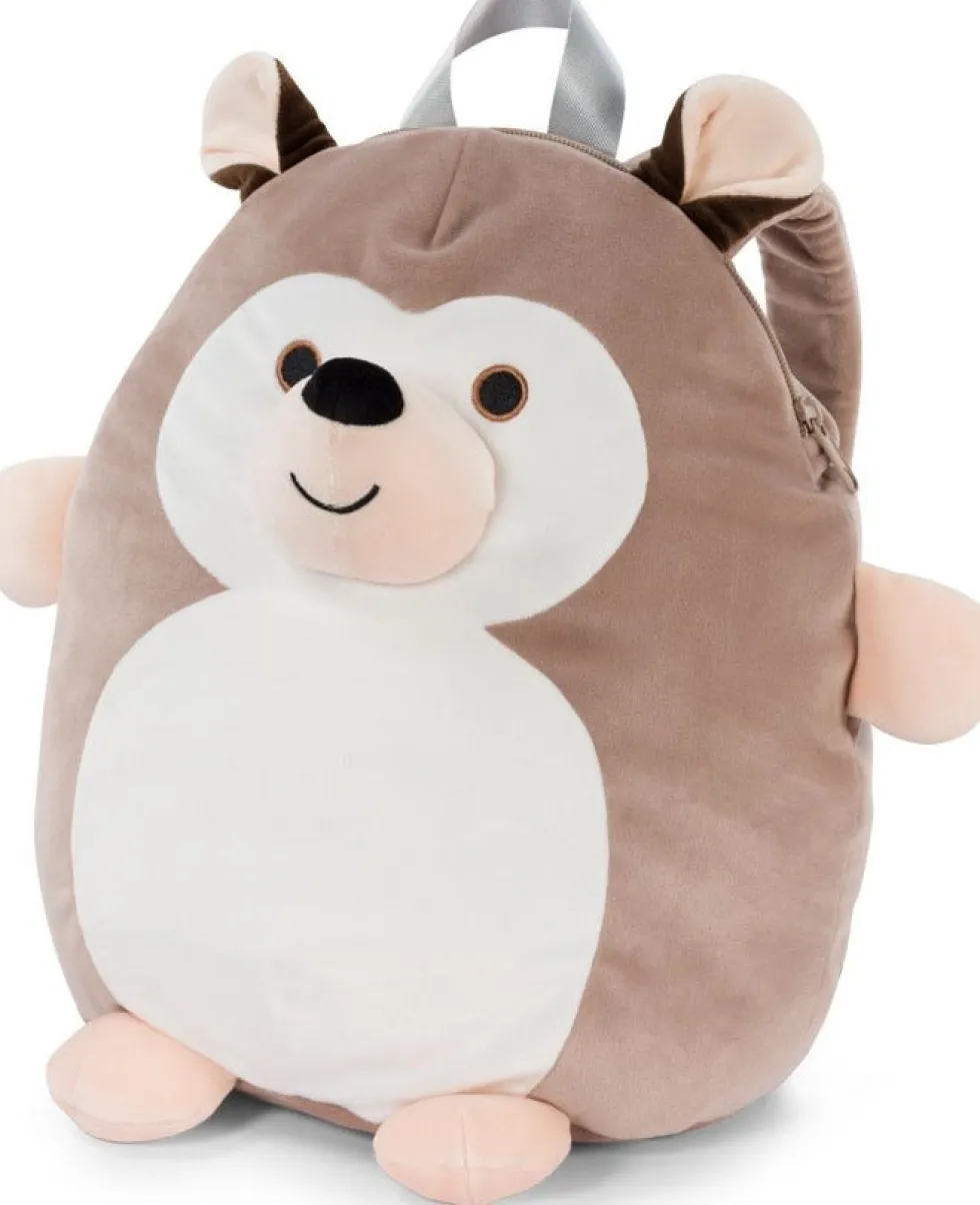 Noxxiez schooltas egel bruin 40 x 35 x 15 cm