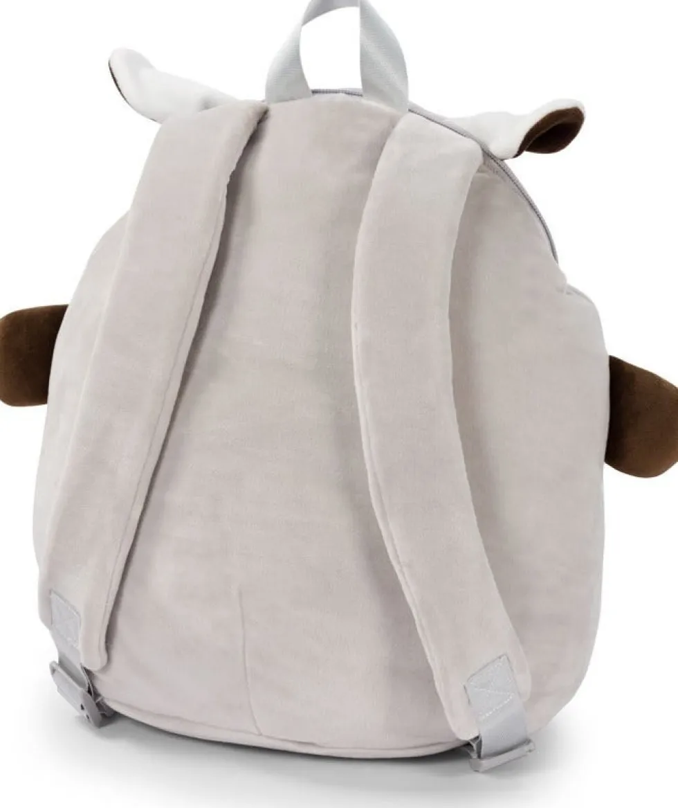 Noxxiez schooltas schaap grijs 40 x 35 x 15 cm