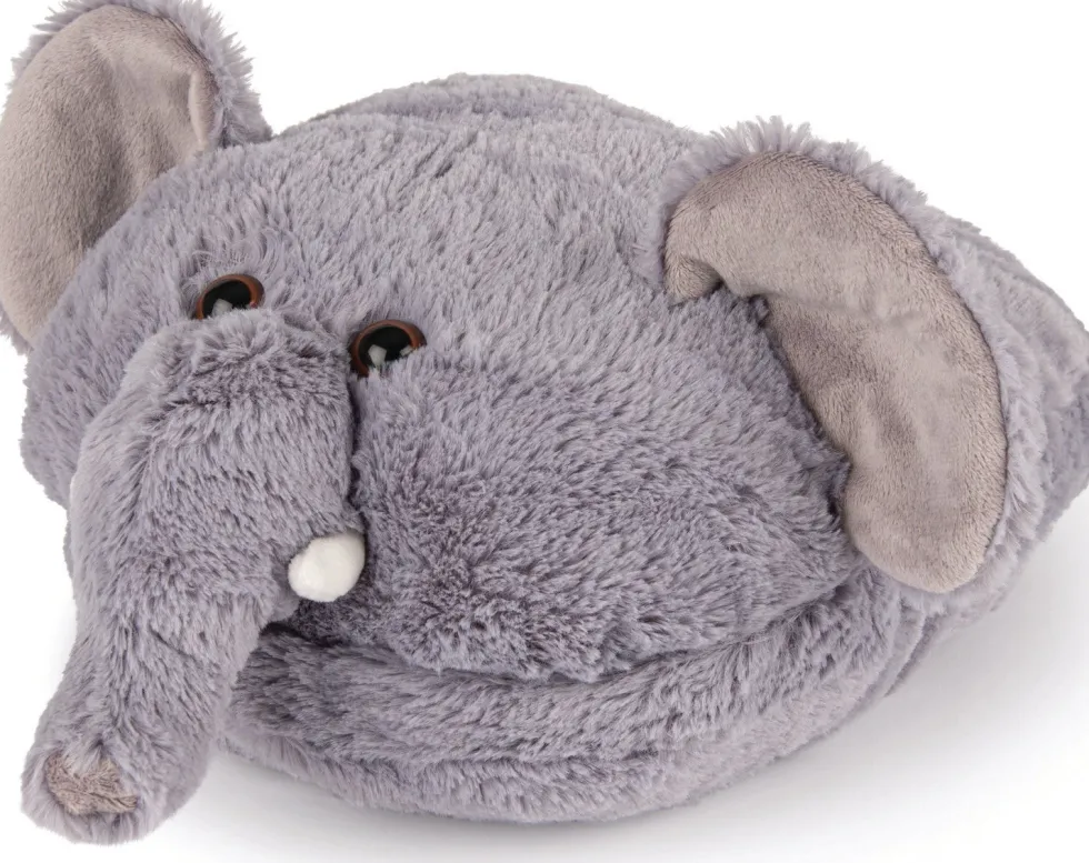 Noxxiez voetenwarmer olifant grijs onesize 35 x 25 x 16 cm
