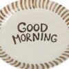 Ontbijtbord Comfort Club goodmorning wit D 20,5 H 2,8 cm