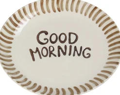 Ontbijtbord Comfort Club goodmorning wit D 20,5 H 2,8 cm
