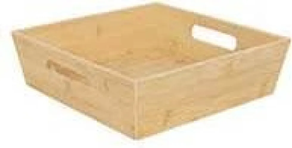 Opbergschaal naturel 25 x 25 x 7,5 cm